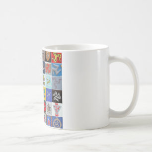 Café Caneca Manx de muitos pés