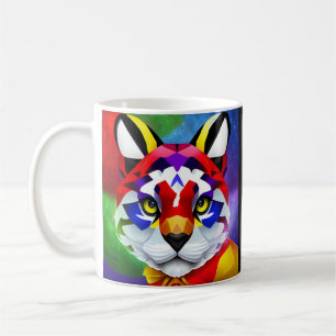 Café Caneca mão direita preta do gato de Alexander