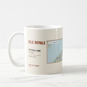 Café Caneca Mapa da Trilha de Hiking do Parque Nacional