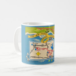 Café Caneca Mapa de Atrações Antigas da Flórida