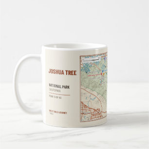Café Caneca Mapa de Trilha de Hiking do Parque Nacional