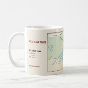 Café Caneca Mapa de Trilhas do Parque Nacional Great Sa