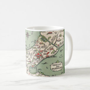Café Caneca Mapa dos Lagos de Madison Wisconsin