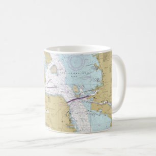 Café Caneca Mapa Náutico de São Francisco
