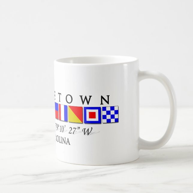 Café Caneca marinha da bandeira de sinal do SC de (Direita)
