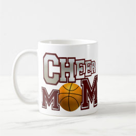 Café Caneca Maroon Mãe de Torcedor de Basquete