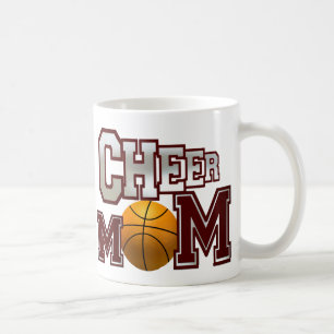 Café Caneca Maroon Mãe de Torcedor de Basquete