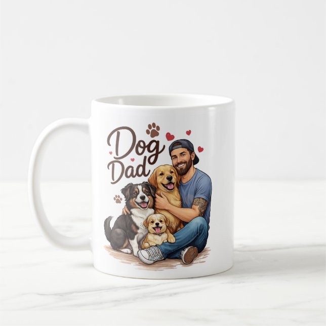 Café Caneca Melhor Pai de Cachorro do Mundo – Presente  (Esquerda)