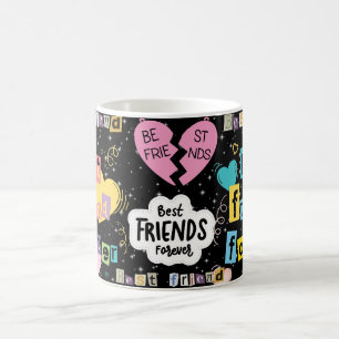 Café Caneca Melhores Amigos Para Sempre com Crianças de