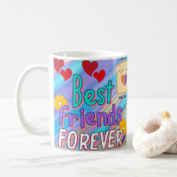 Caneca Melhores Amigos Para Sempre com Crianças de