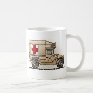 Café Caneca militar da ambulância de Hummer