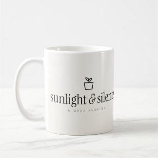 Café Caneca Minimalista de Boas Vindas com Luz Solar e