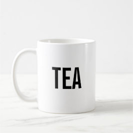 Café Caneca minimalista de chá