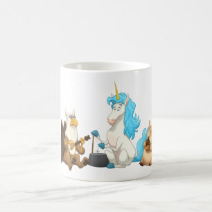 Café Caneca mitológica da banda de jarro