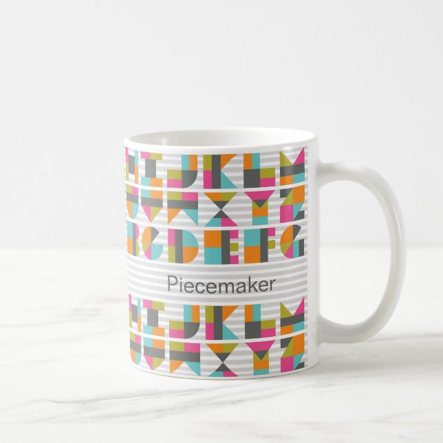 Café Caneca moderna das cartas de amor do bloco da (Direita)