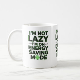 Café Caneca Modo Economia de Energia Divertida Não Esto
