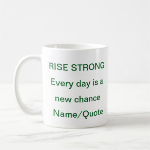 Café Caneca Motivacional Rise Strong - Citação de Empod