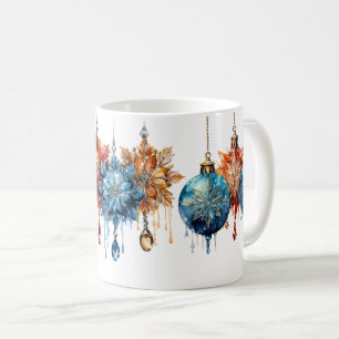 Café Caneca (Mug) Bola de Natal Chique