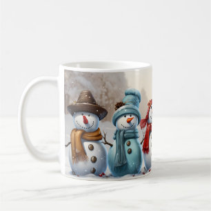 Café Caneca (Mug) Bonecos de Neve