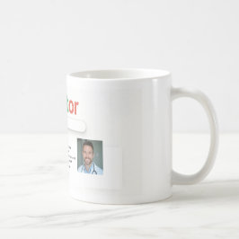 Café Caneca Nome Personalizado Estilo Busca de Médico –