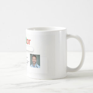 Café Caneca Nome Personalizado Estilo Busca de Médico –