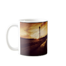 Caneca normal com fotografia de Sepia Harbourfront