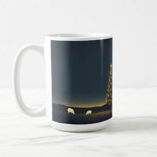 Café caneca noturna de inverno de natal
