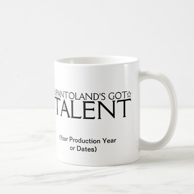 Café Caneca obtida do vencedor do talento de Pantoland (Direita)