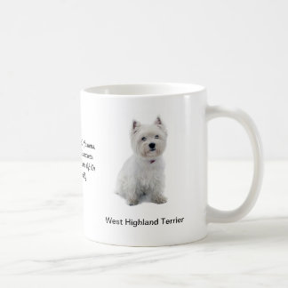 Café Caneca ocidental de Terrier das montanhas com