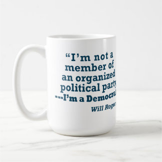 Café Caneca oficial de Democratas do distrito 11 de San