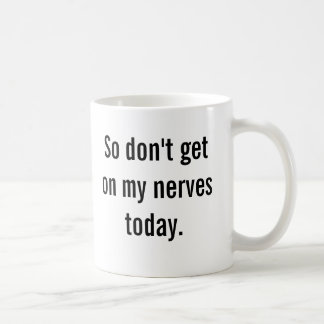 Café Caneca oficial de FML: Nervos