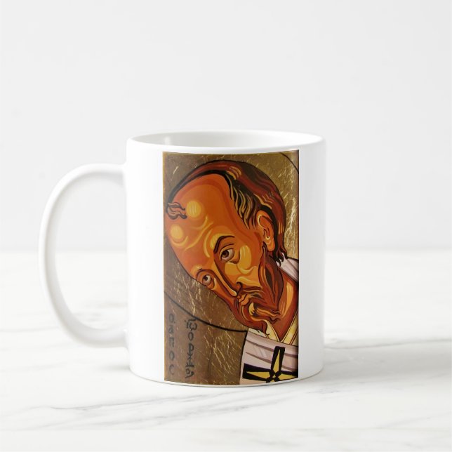 Café Caneca ortodoxo do ícone de St John Chrysostom (Esquerda)