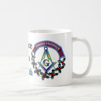 Café Caneca ou caneca de cerveja maçónica da paz do