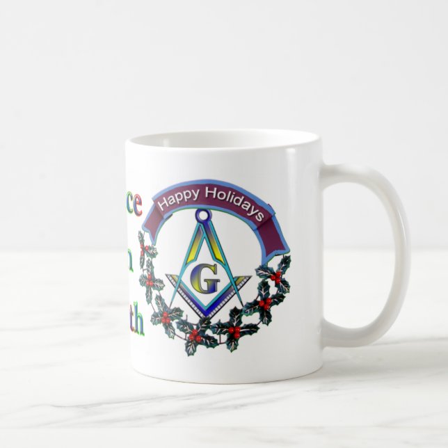 Café Caneca ou caneca de cerveja maçónica da paz do (Direita)
