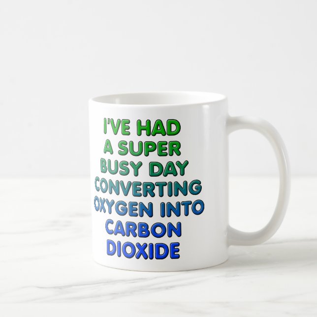 Café Caneca ou Caneca de Viagem Divertida de Oxigênio (Direita)