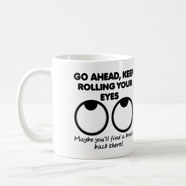 Café Caneca ou Caneca de Viagem Engraçada Continue Revi (Esquerda)