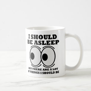 Café Caneca ou Caneca de Viagem Engraçada Deveria Estar