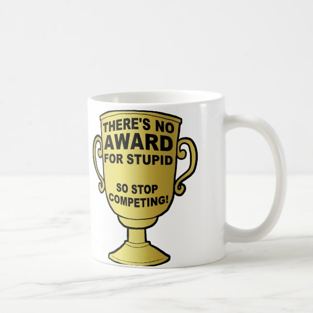 Café Caneca ou Caneca de Viagem Engraçada Sem Prêmio (Direita)