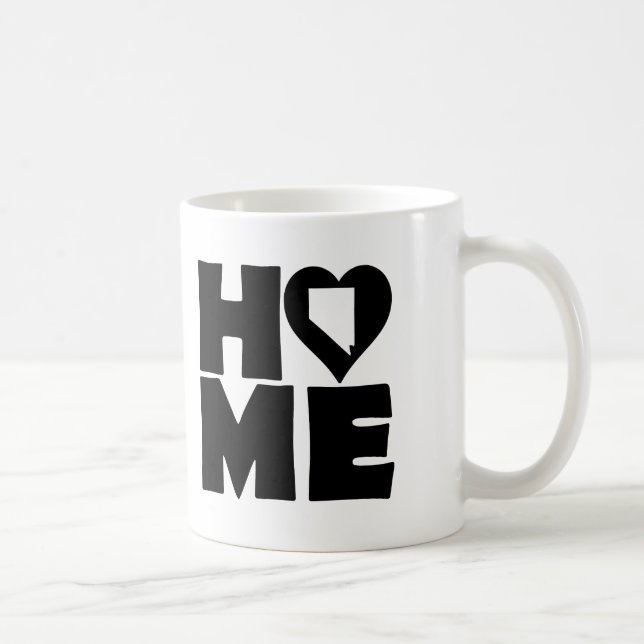Café Caneca ou Caneca de Viagem Nevada Home Heart State (Direita)
