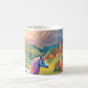 Café Caneca Paisagem do Castelo do Unicórnio Magia de