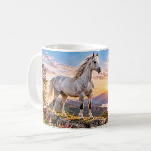 Café Caneca para Amantes de Cavalos Cavalos Antes das P