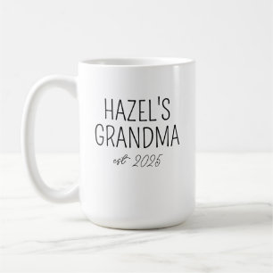 Café Caneca para Avó de Primeira Viagem, Presente para