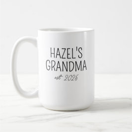 Café Caneca para Avó de Primeira Viagem, Presente para
