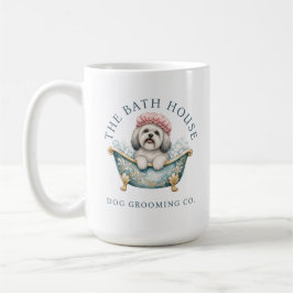 Café Caneca para Cabeleireiro de Cães Lhasa Apso | Padr