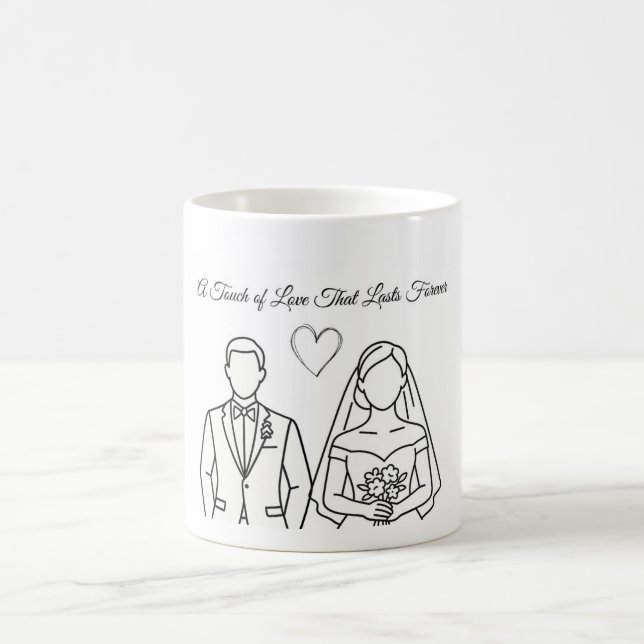 Café caneca para casal de casamento especial (Centro)