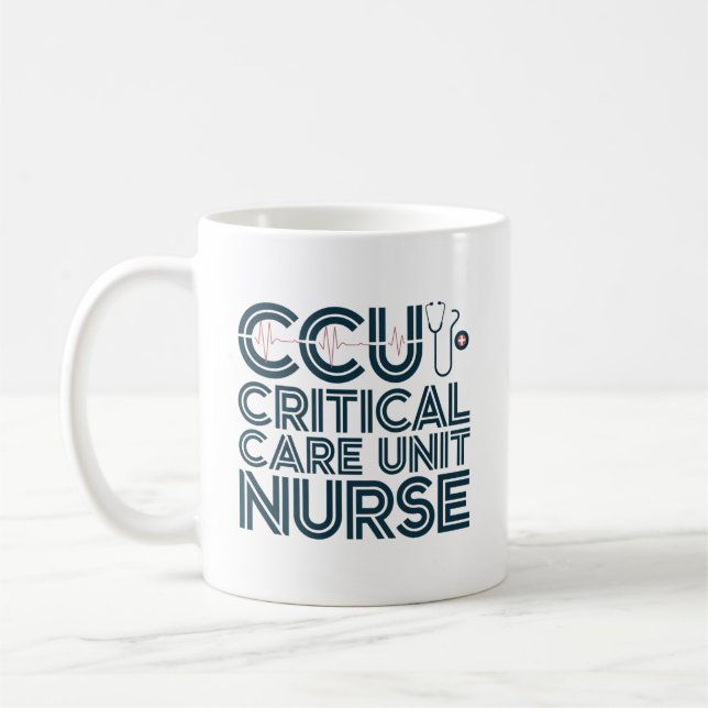 Café Caneca para Enfermeira de Unidade de Terapia Inten (Esquerda)