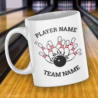 Café Caneca para Equipe de Boliche - Logotipo de Strike