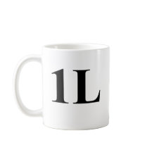 Caneca para estudante de direito do primeiro ano -