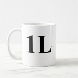 Café Caneca para estudante de direito do primeiro ano -