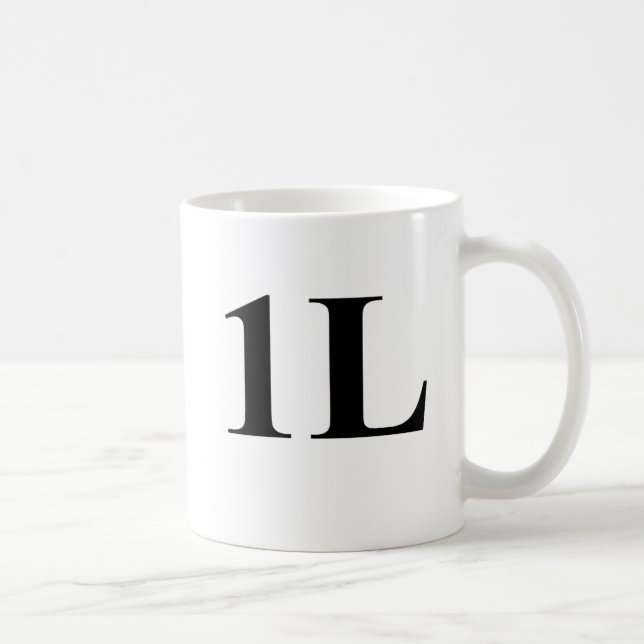 Café Caneca para estudante de direito do primeiro ano - (Direita)